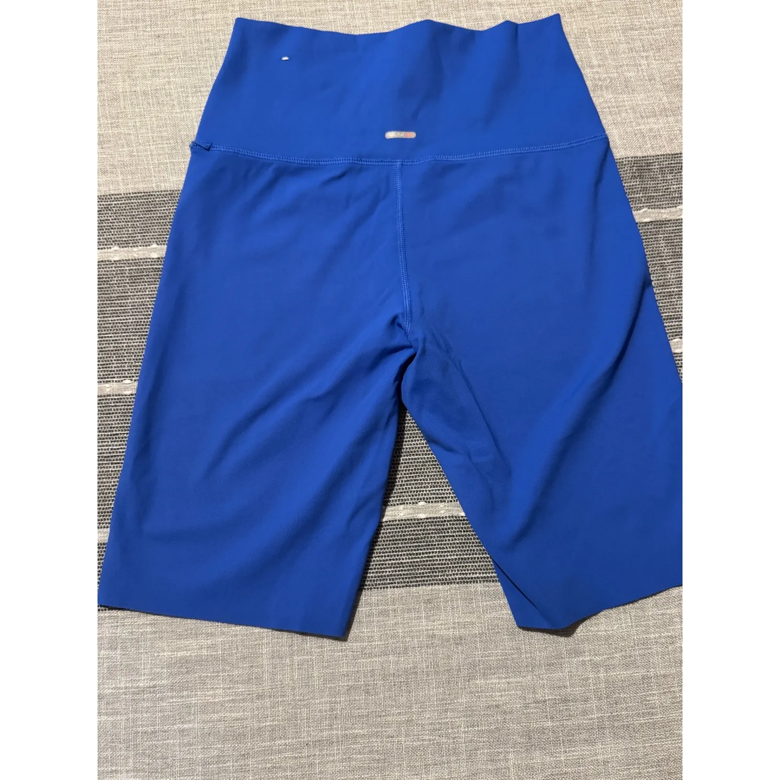 Aerie Real Me High Waisted Biker Shorts Royal Blue Athletic Workout Size M - Image 5