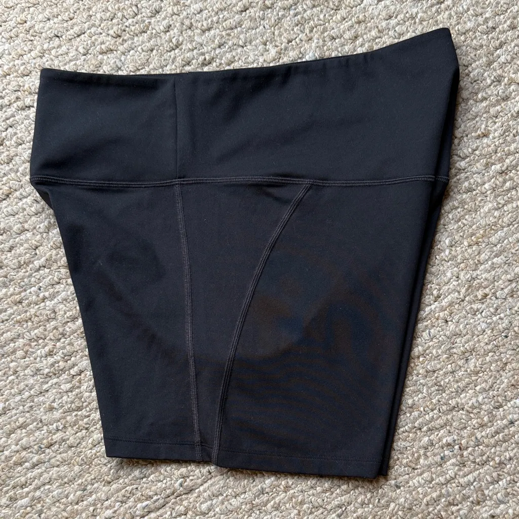 GIRLFRIEND COLLECTIVE Black High-Waisted Bike Shorts Size XXL - Image 2