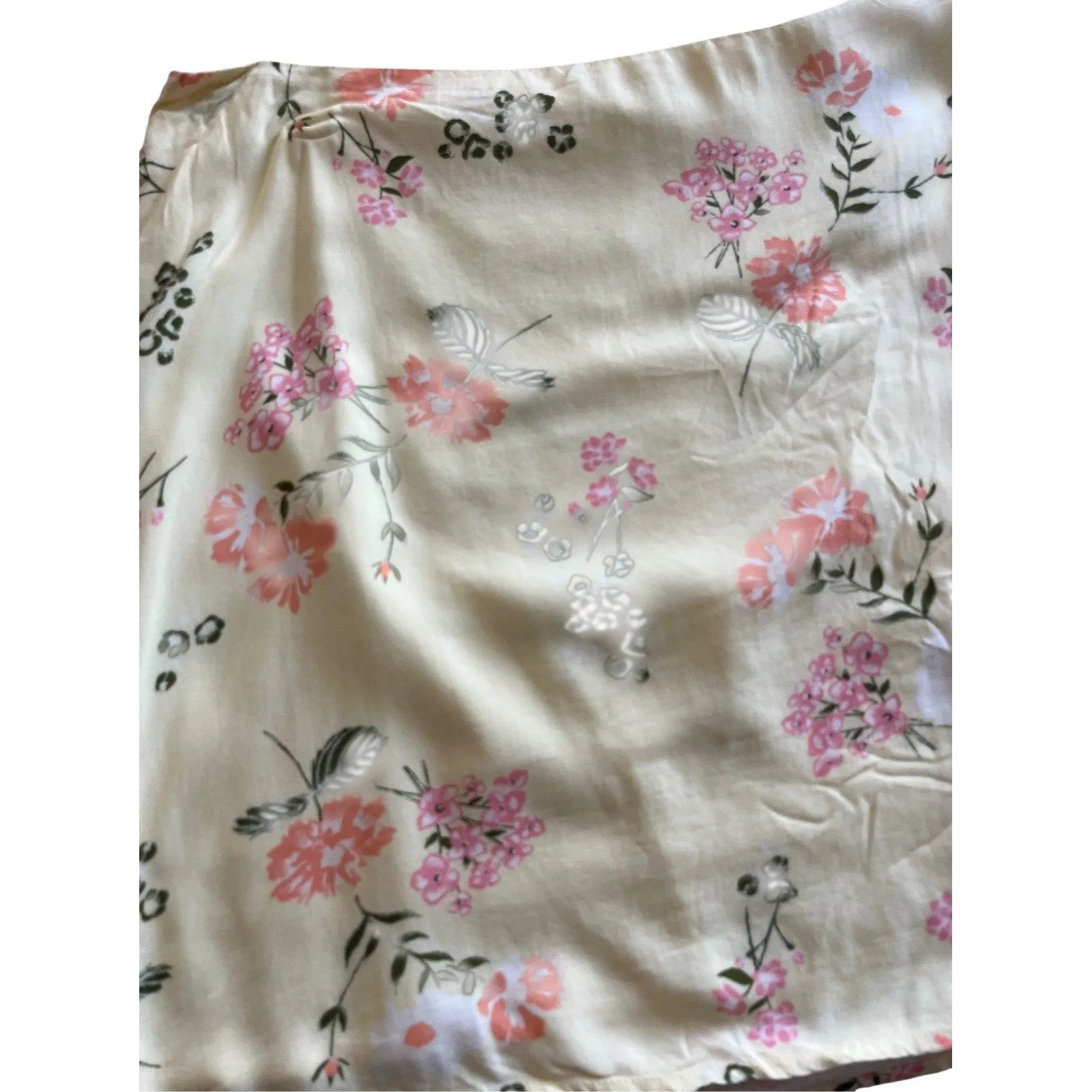 Abound Skirt Womens Small Yellow Pink Floral Mini Skirt NWT XL - Image 3