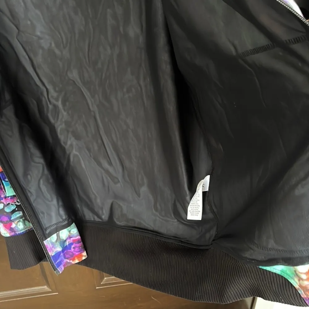 EUC Athleta Floral Bombtastic Bomber Jacket - Image 11