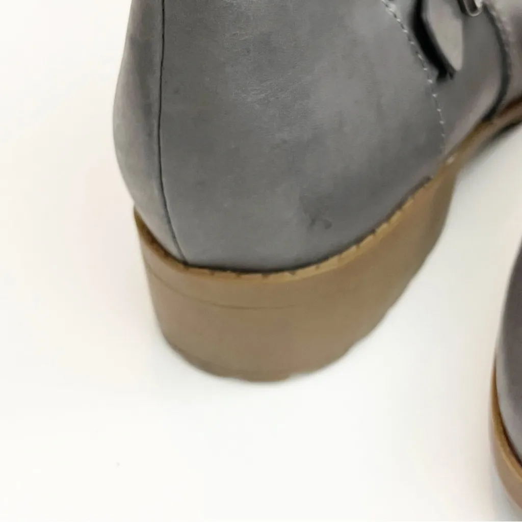 COLE HAAN Huntley Leather Waterproof Gray Side Zipper Women’s Booties Size 8 - Image 12