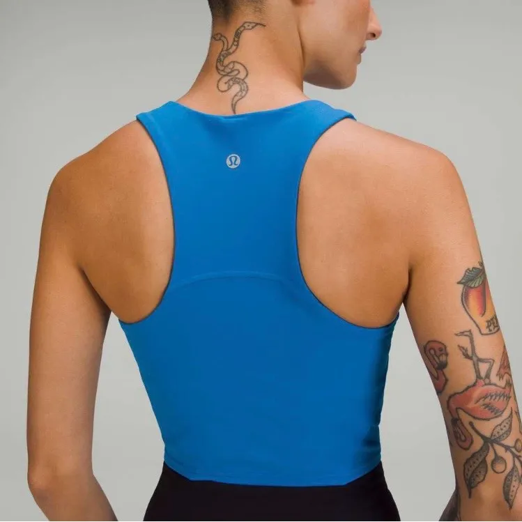 Lululemon Invigorate Training Tank, Poolside Blue, Size 2 - Image 3