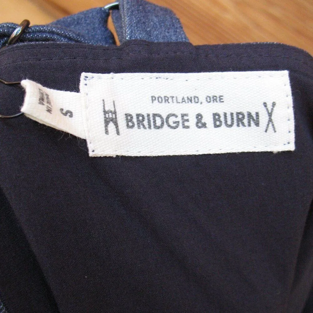 NWT Blue Chambray Belted Jumpsuit Pants - Image 8