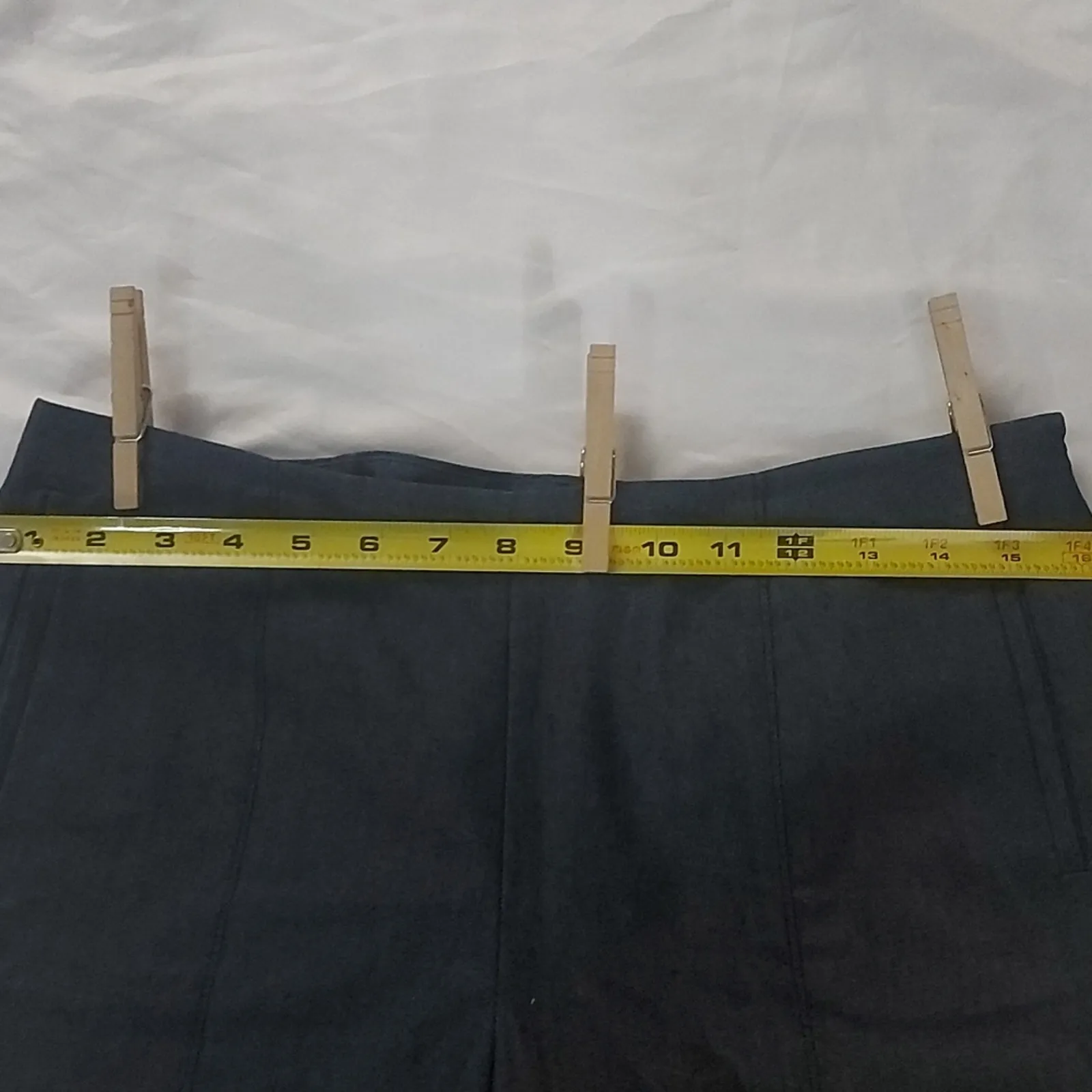 Liz Claiborne Jackie Denim Crop Capri Pant 8P Blue Classic Preppy Nautical - Image 7