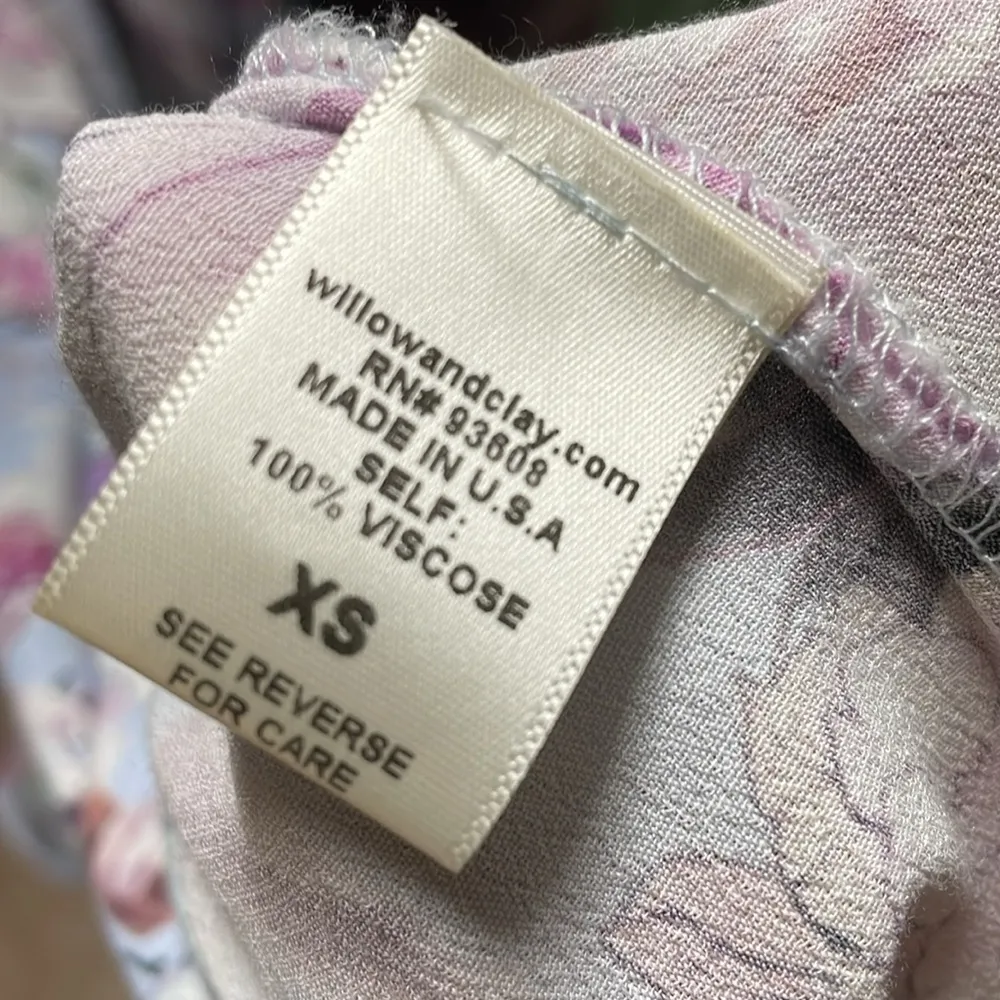 Willow & Clay Floral Lace Up Maxi Dress - Image 9