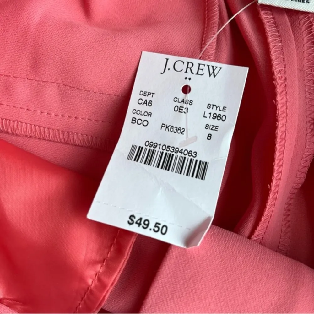 J. Crew • NWT Coral Salmon Crepe 4” Shorts - Image 5