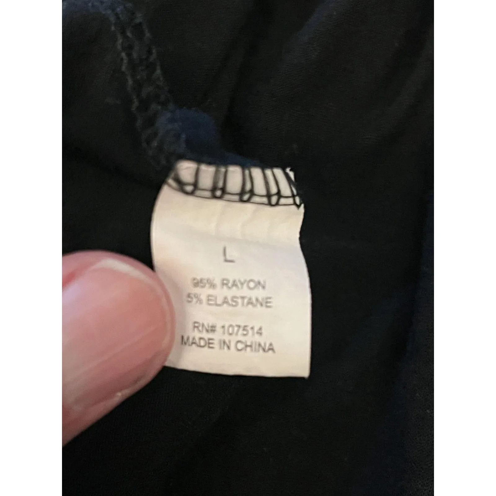 Jonathan Martin Tank Top Womens Large Black Rhinestone Embellished Sleeveless - Image 6