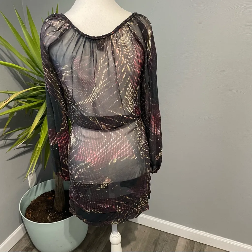 Charlie Jade 100% Silk Boho Dress - Image 3