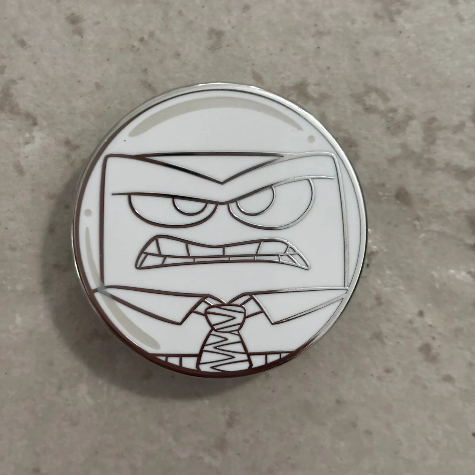 Disney  Figpin Inside Out 2 Blind Box White Out Anger - Unclaimed Code - Image 2