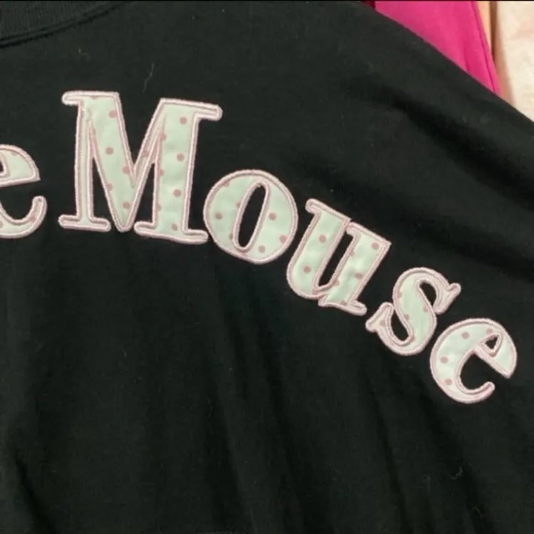 Disney parks Minnie Mouse preppy Terry cloth embroidered cuffed spirit jersey s - Image 5