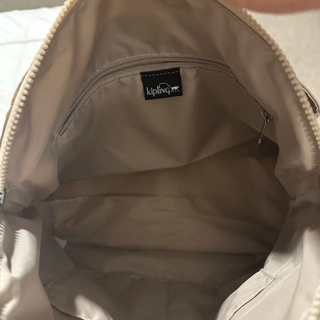 Kipling  Metallic Gold Shoulder Bag - Image 3