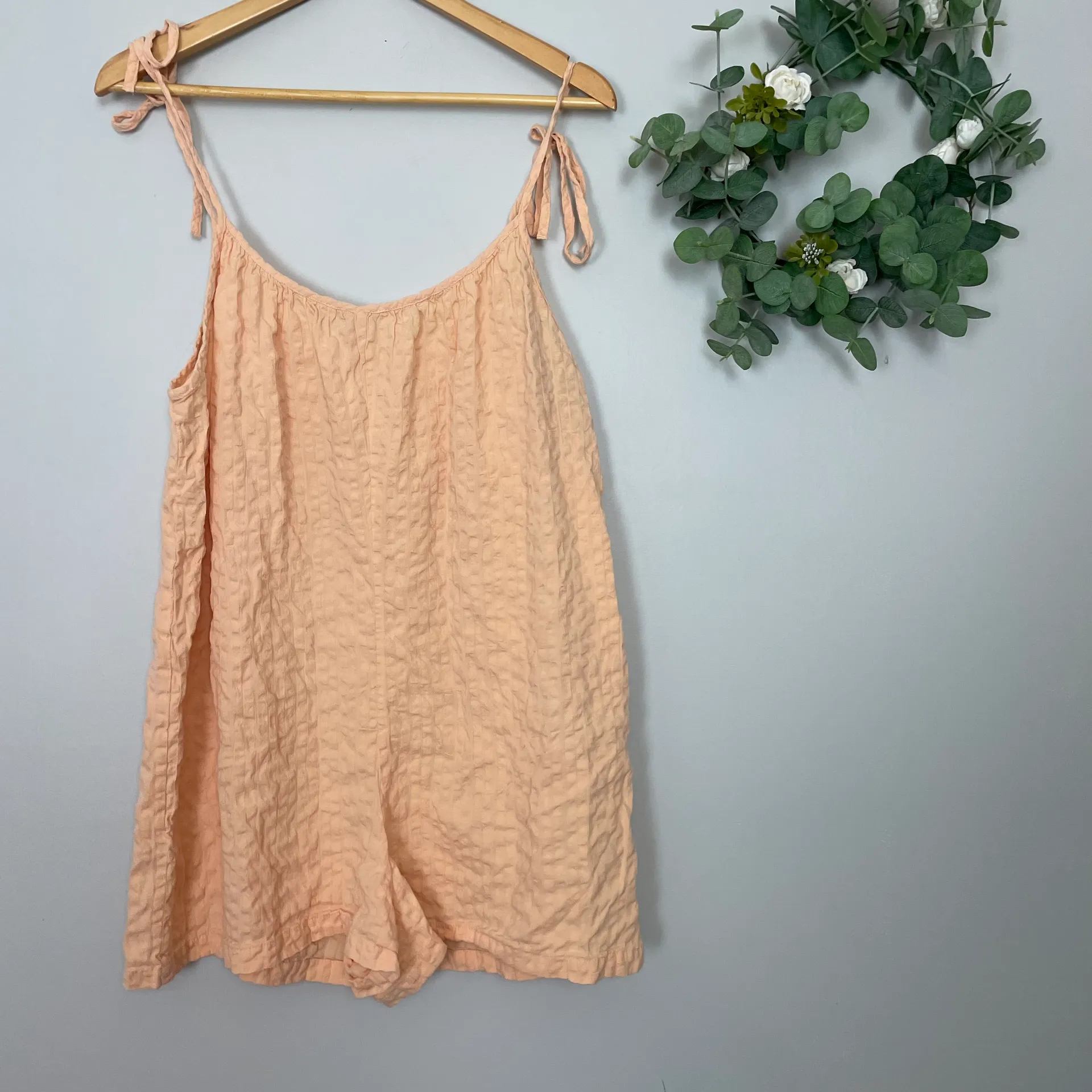 ASOS Seersucker Cami Swing Romper - Image 5
