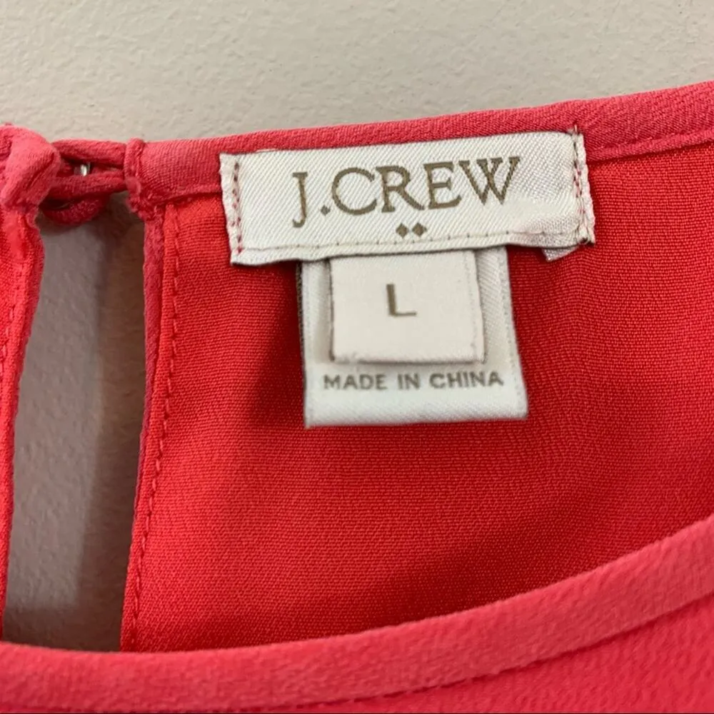 J Crew Silk Pink Drop Waist Drawstring Dress - Image 2