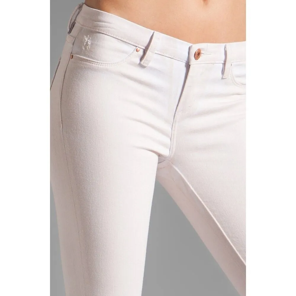 NWT Blank NYC The Low Down Ankle Skinny in Nude Dude Destroyed Stretch Jeans 28 - Image 4