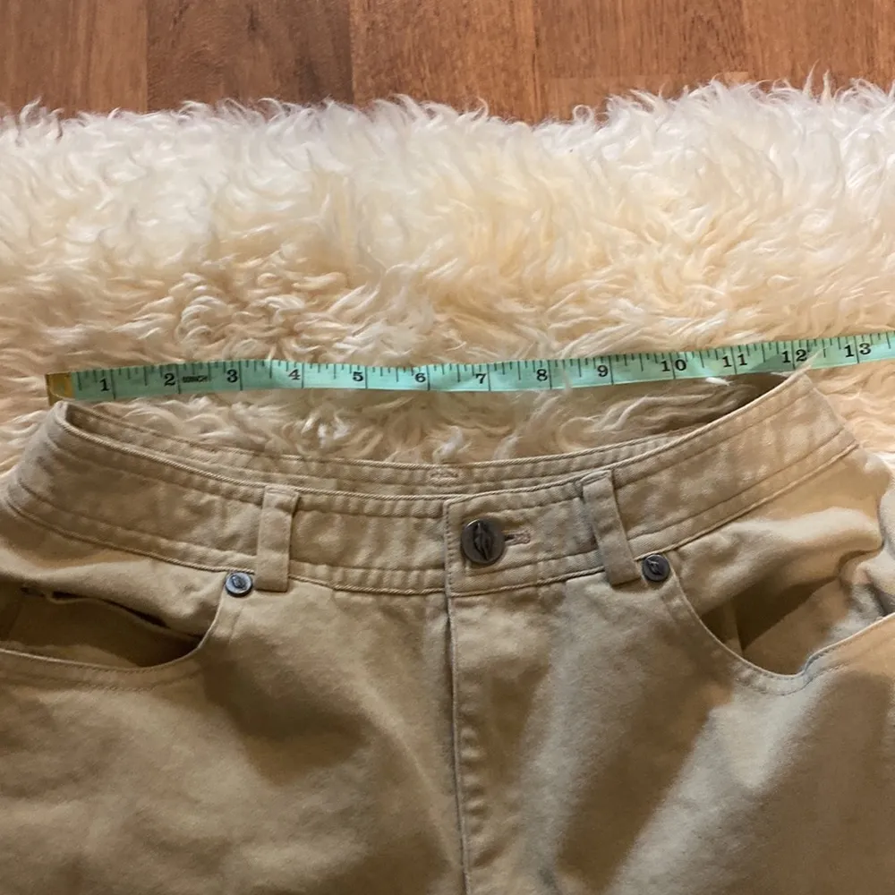 Dana Buchman Tan Khaki High Rise Straight Leg Women’s Pants EUC Sz 8 Cotton - Image 9