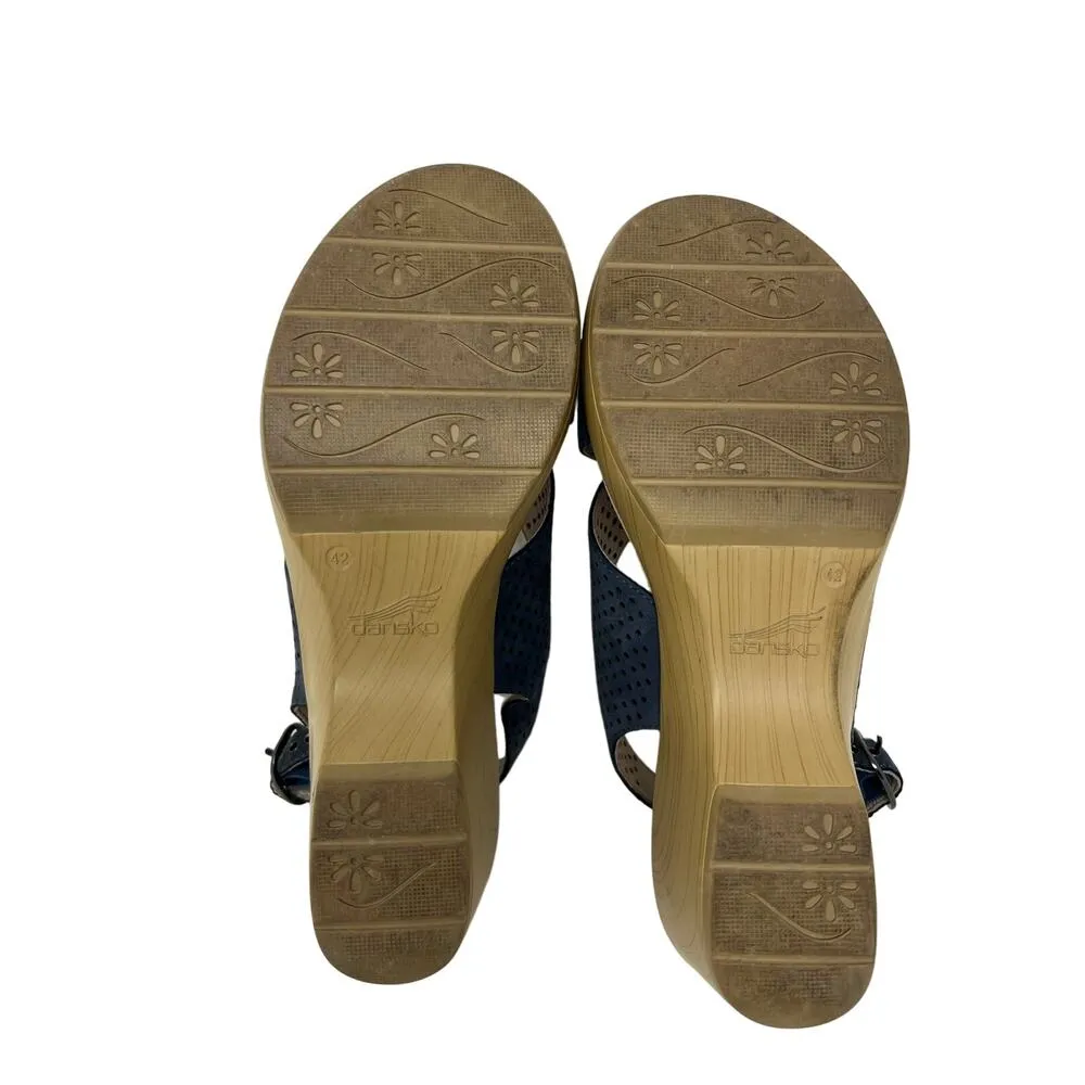 Dansko Jacinda Slingback Perforated Leather Sandals 42/11.5 - Image 7