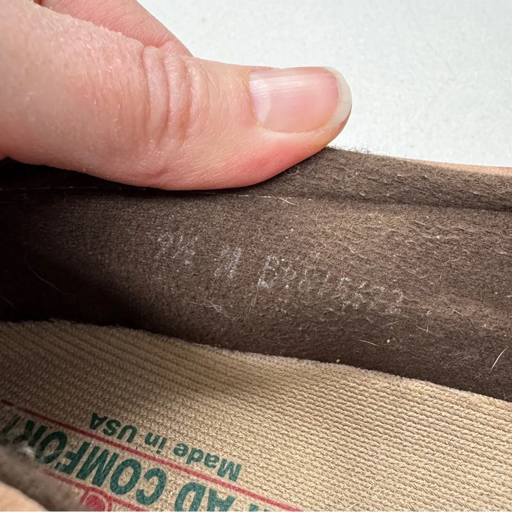 SAS Brown Leather Mary Jane Flats Shoes Womens 9.5 Comfort Classic Slip On - Image 4