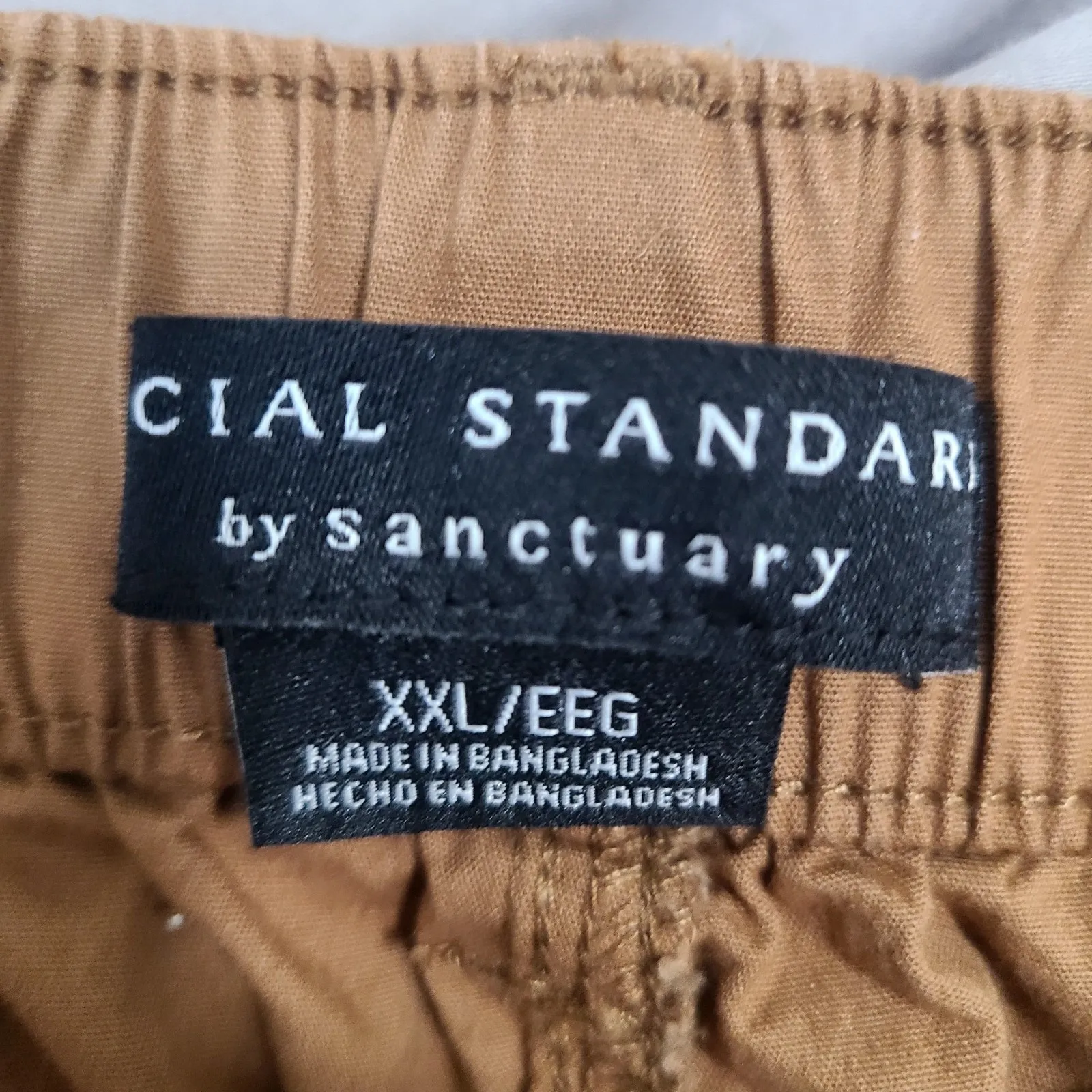 Social Standard‎ by Sanctuary Fortune Shorts Tan Women's Size XXL - Image 5