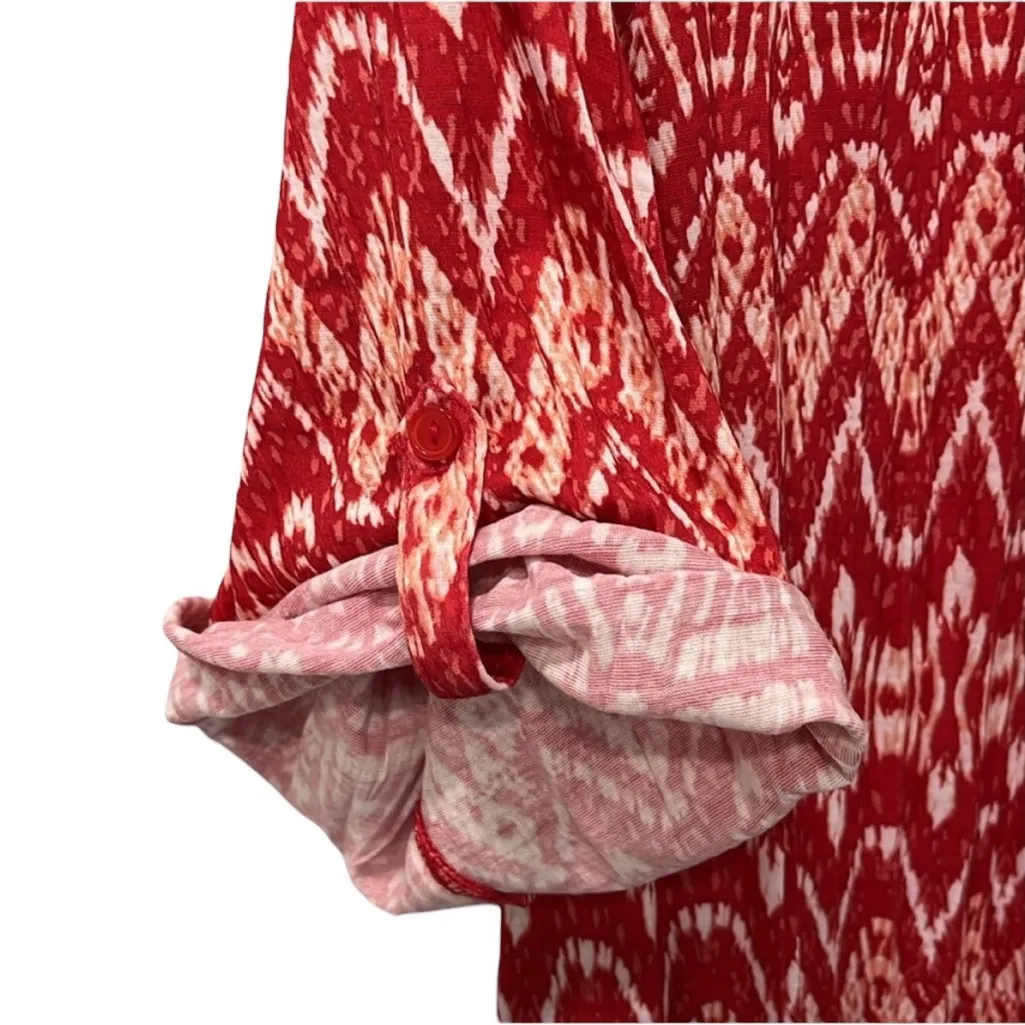 French Laundry  Red Patterned Women's Top - Image 9
