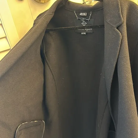 Nanette Lepore wool poly long coat XL - Image 2