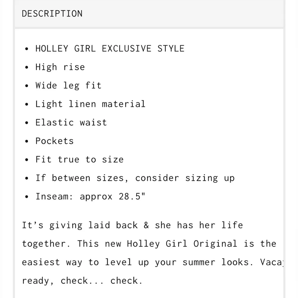 Holley Girl Gabbie Wide Leg Pants in Natural Beige 1X Plus Size Tan - Image 7