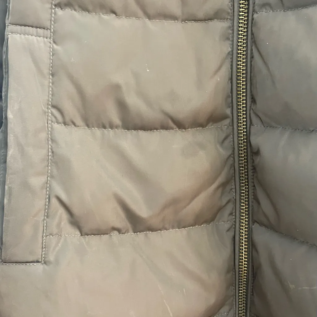 DKNY  Charcoal Down Hooded Puffer Coat - Image 11