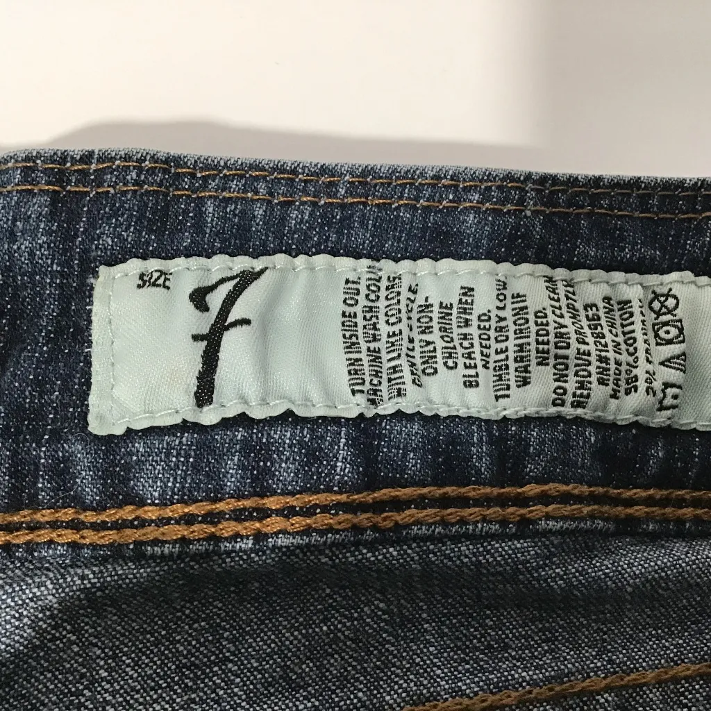 Indigo Rein Ladies Size 7‎ Cuffed Hem Shorts Blue - Image 6