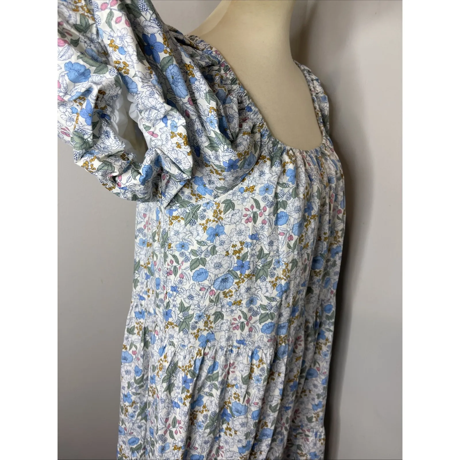 New Tuckernuck Hyacinth‎ House Floral Augusta Tiered Maxi Dress Medium M - Image 6