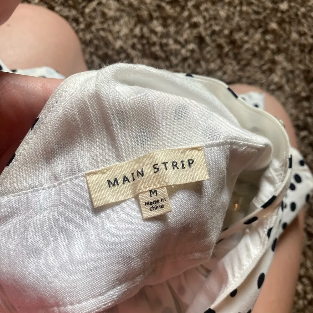 Main Strip Polka dot romper - Image 5