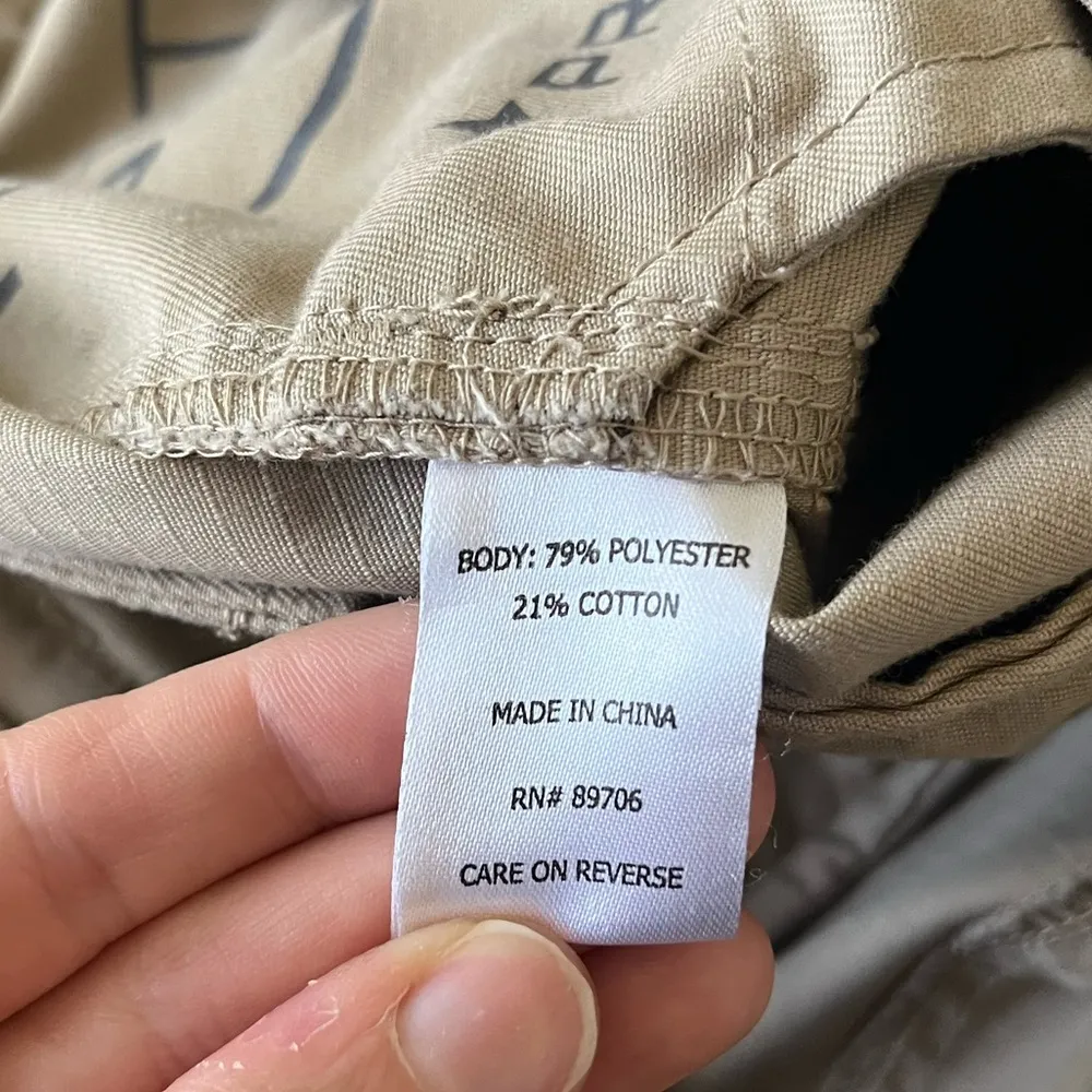 Propper Tactical Khaki Straight Leg Cargo Pants Women’s Size 8 Tan - Image 8