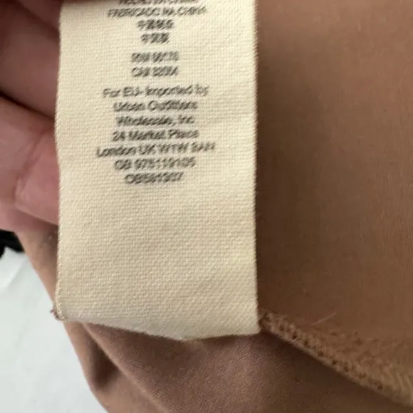 Free People Taupe‎ City Lights Crochet-Detail Tube Mini Dress Size 2 - Image 9