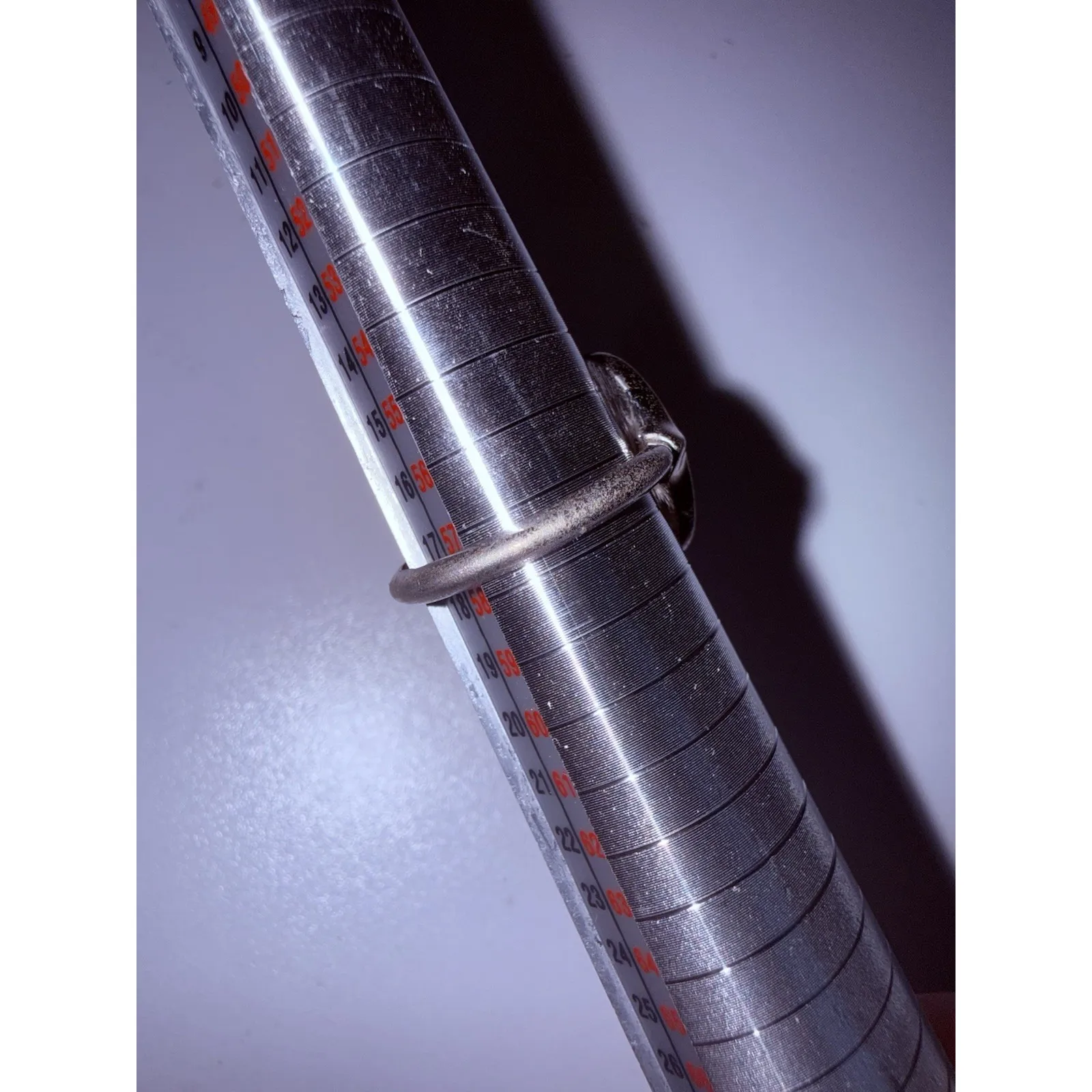 Vintage Avon 1970s Mother Of Pearl Large Abalone Shell Solitaire Ring ADJUSTABLE Silver - Image 6