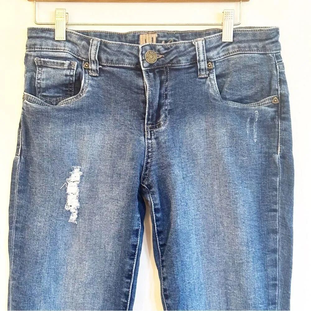 Kut from the Kloth Distressed Jeans sz 6 Medium Dark Wash Jeans - Image 5