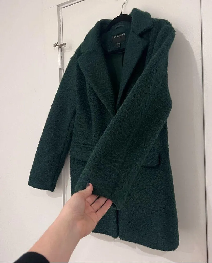 Bernardo Women’s Green Pea Coat - Image 2