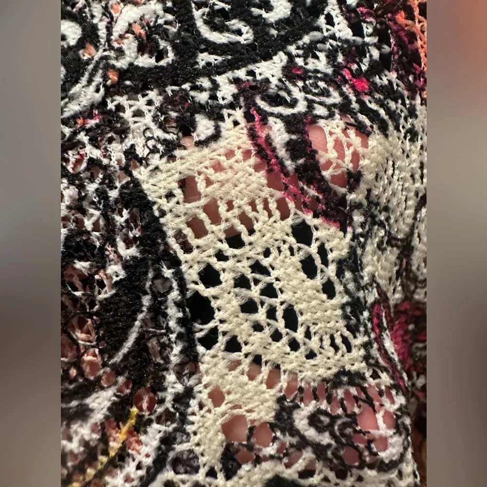 Peck and Peck Paisley Lightweight Zip Up Jacket XL - Image 4