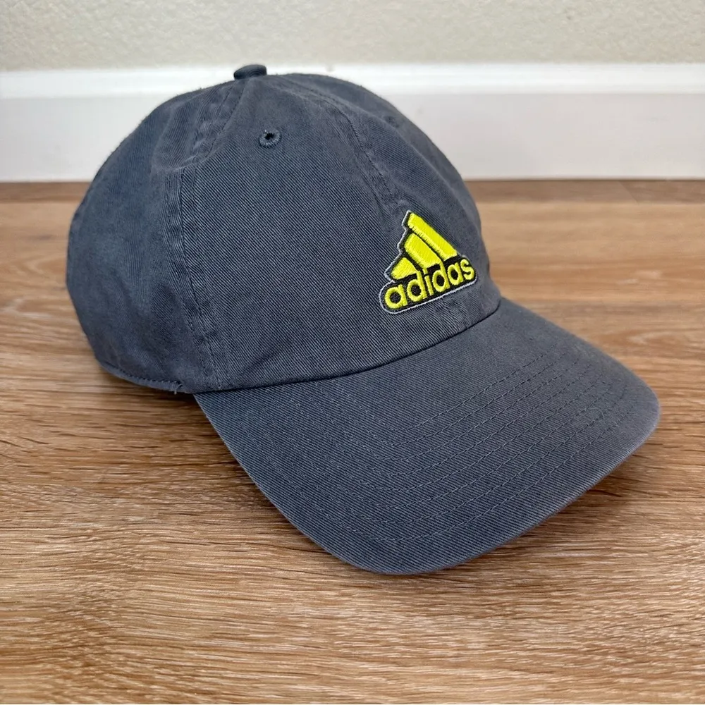 Adidas  Climalite Unisex Gray Adjustable Strapback Cap Hat - Image 5