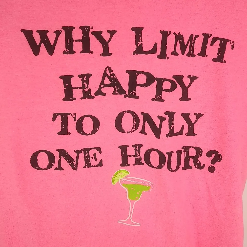 Gildan Why Limit HAPPY to Only One HOUR? Top S - Image 2