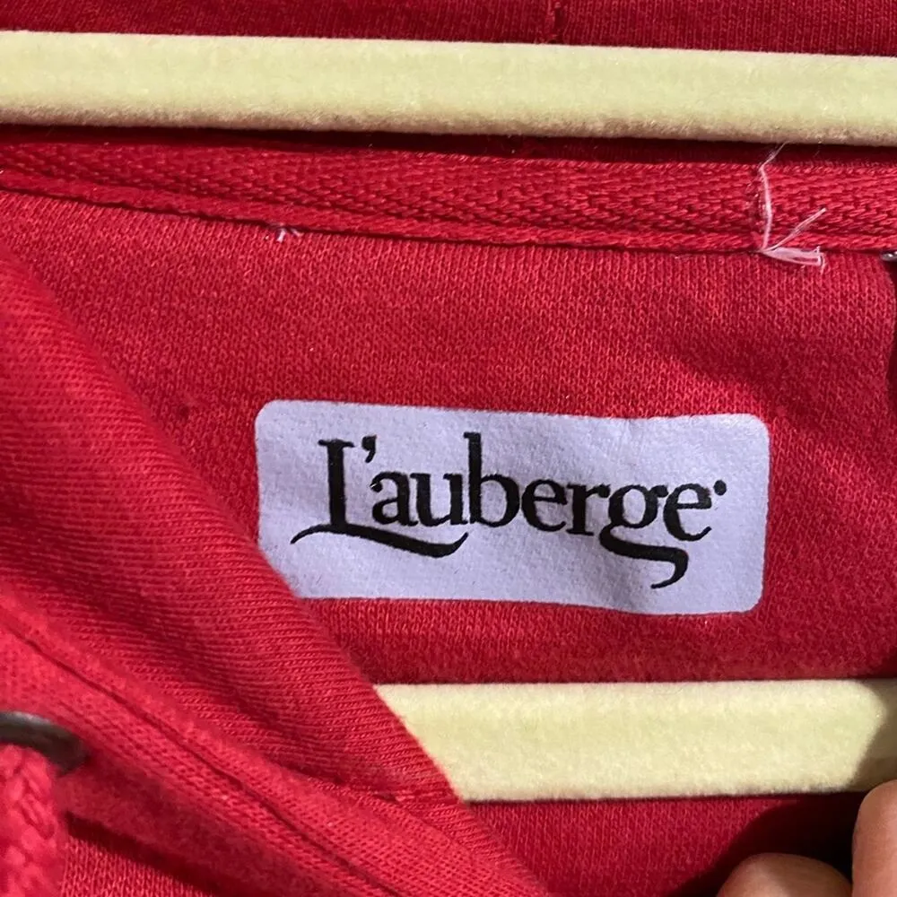 L’auberge Red Hoodie Sz M Size M - Image 4