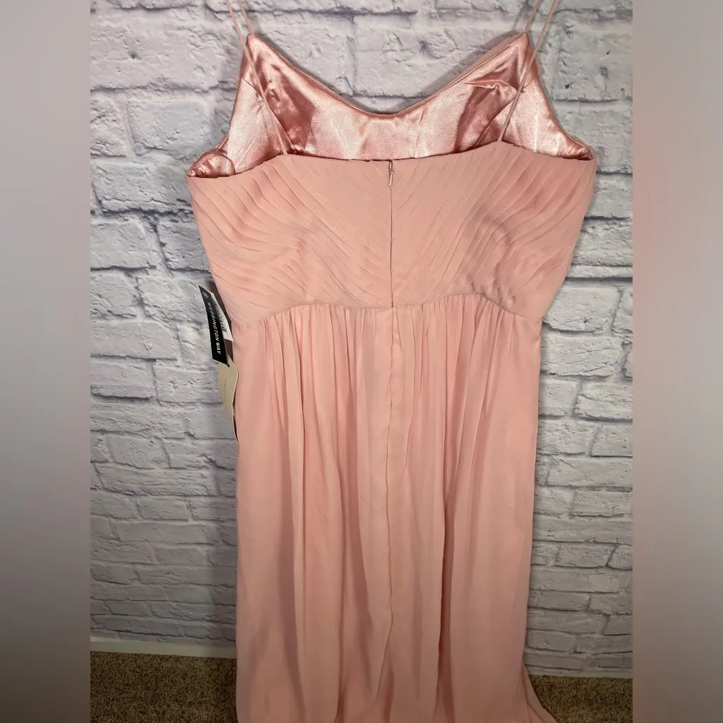 NWT Weddington Way Lila‎ Pink Bridesmaid Gown Prom Dress Rose color size 12 - Image 8