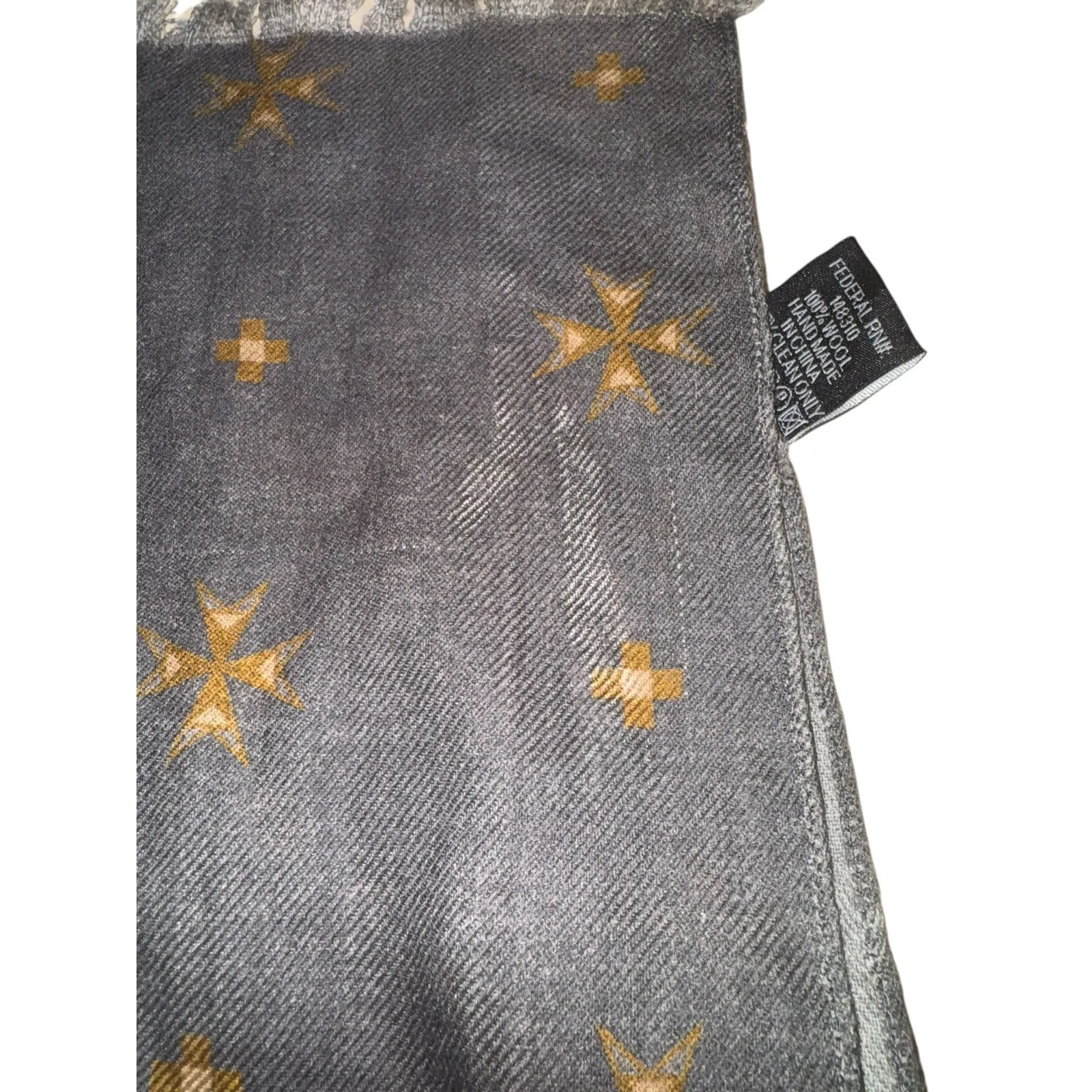 8th Gen Wool Scarf 23x67 Old Money Academia Dark Jewel Tones Warm Native Light Purple - Image 5