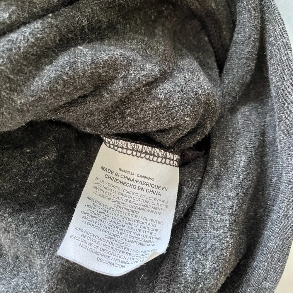 Nike dark gray zip up hoodie - Image 5