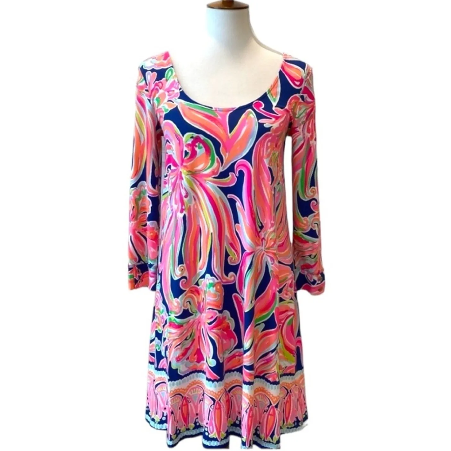 Lilly Pulitzer Dress Small Emma Resort Open Back Cut Out Cruise Vacation Beach - Image 2