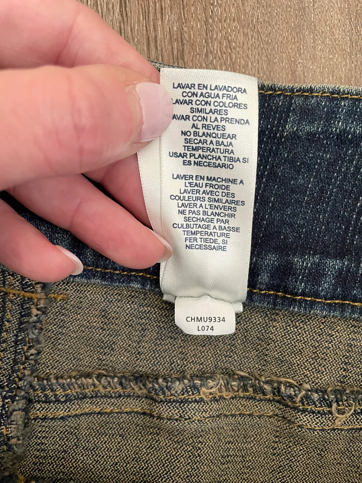 Crazy Horse  Denim Pencil Jean Skirt - Image 7