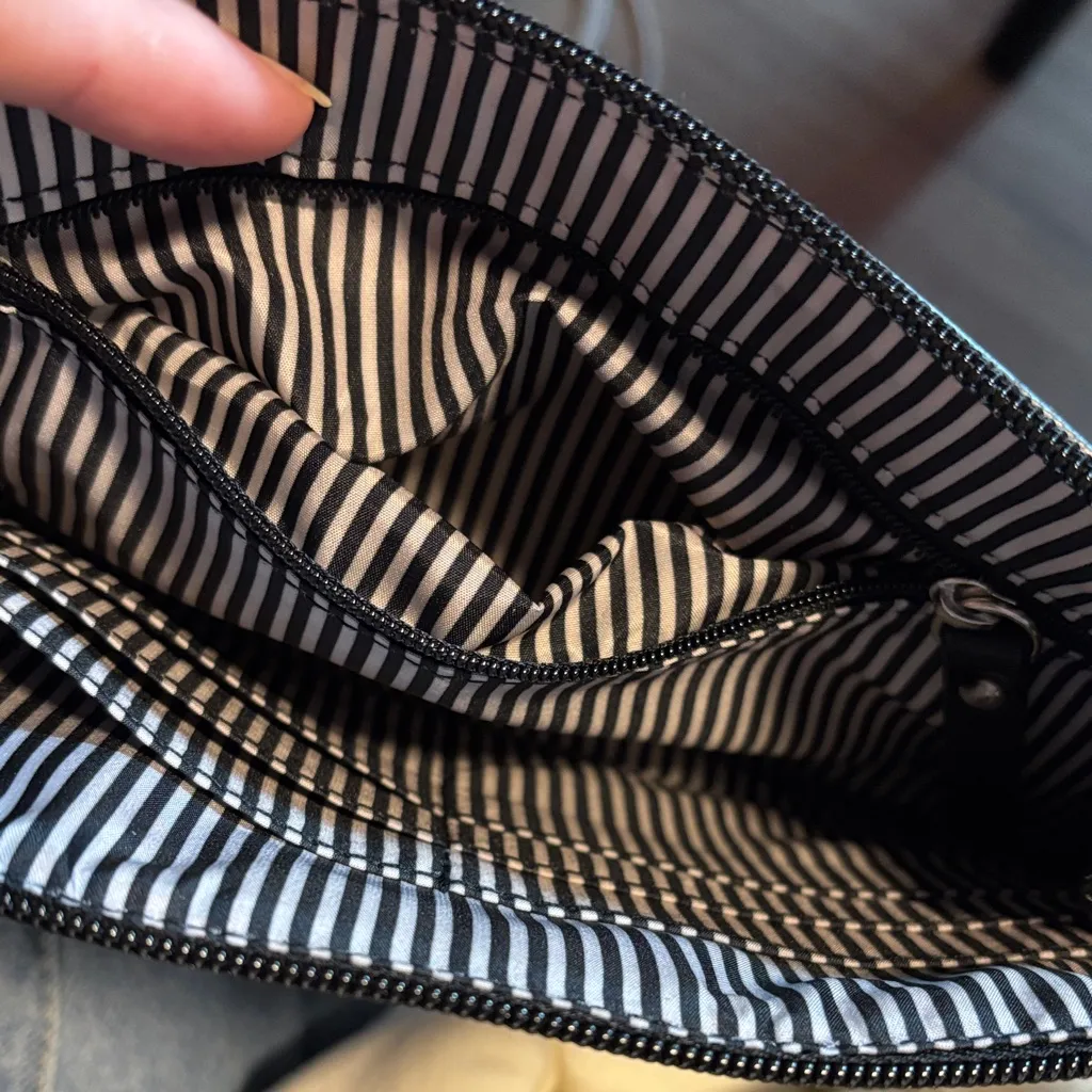 Nine West Black, Cream, and Tan Clutch - Image 2