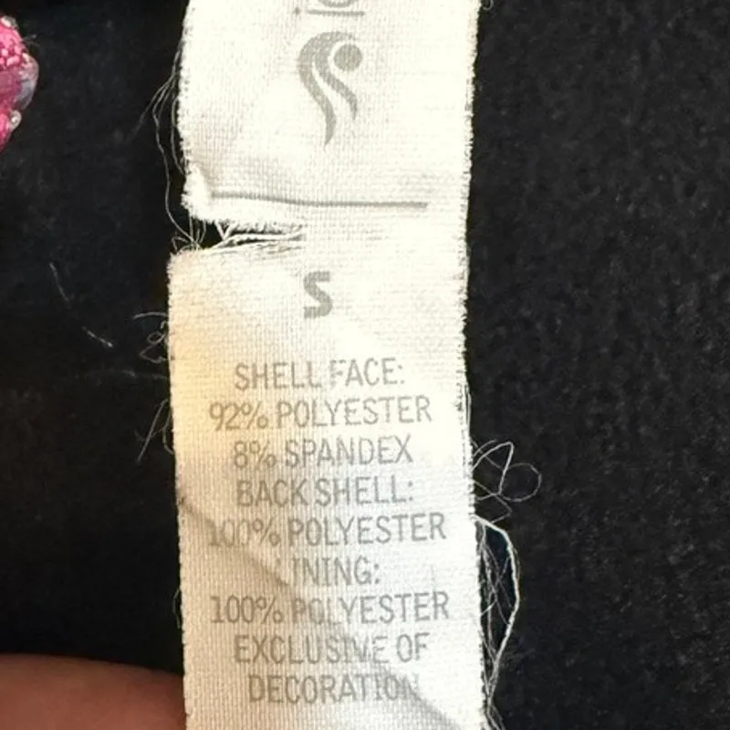 Ideology small full zip softshell jacket active fleece lined C 2810 - Image 2