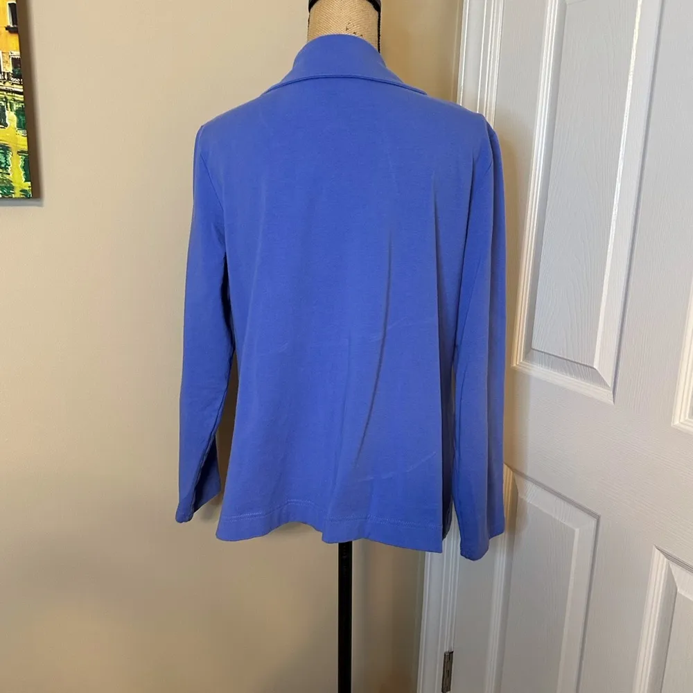 Women's Sport Fleece Jacket Color Regata Blue Size L - Image 3