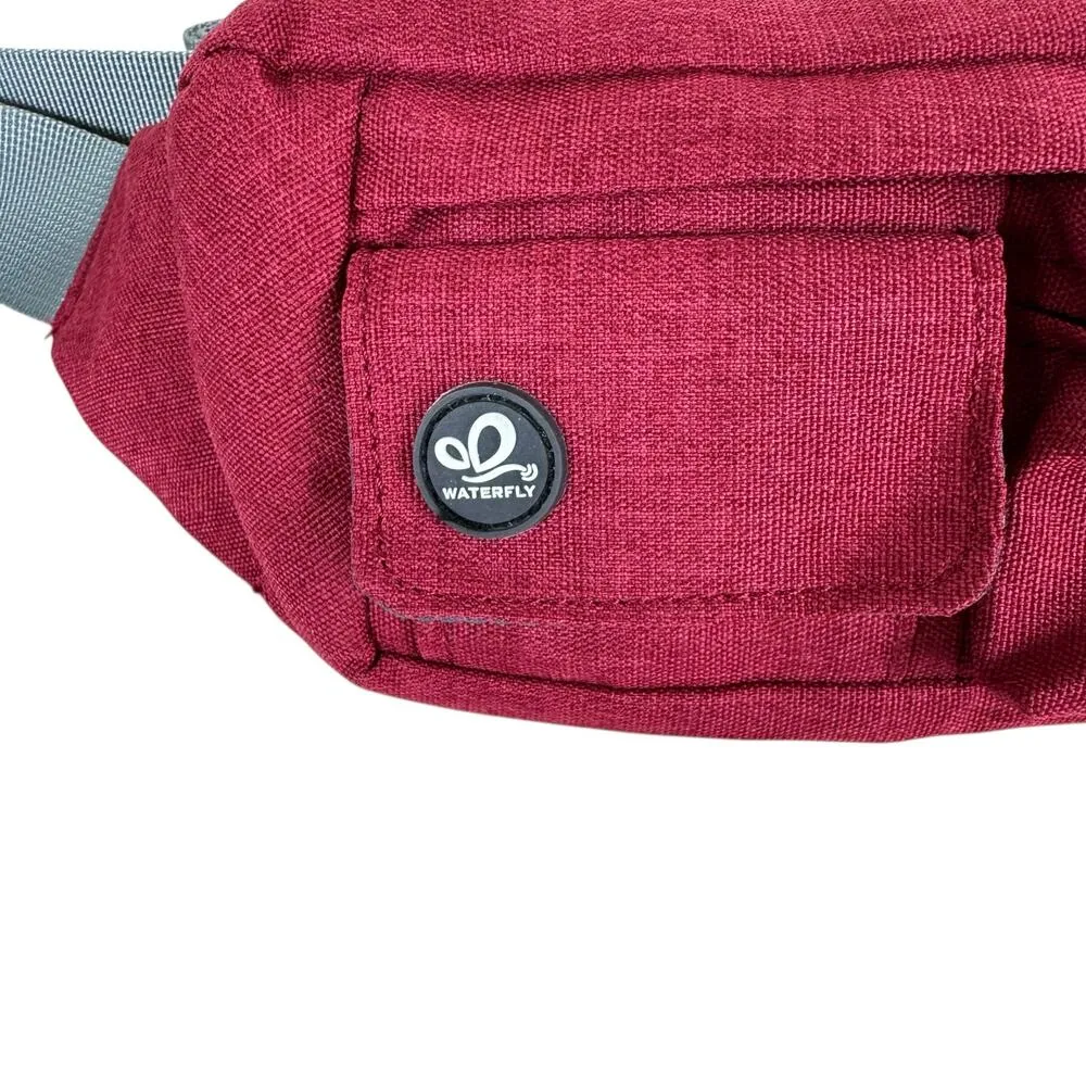 Waterfly NWOT Red 100% Nylon Utility Water Resistant Adjustable Fanny Pack - Image 3