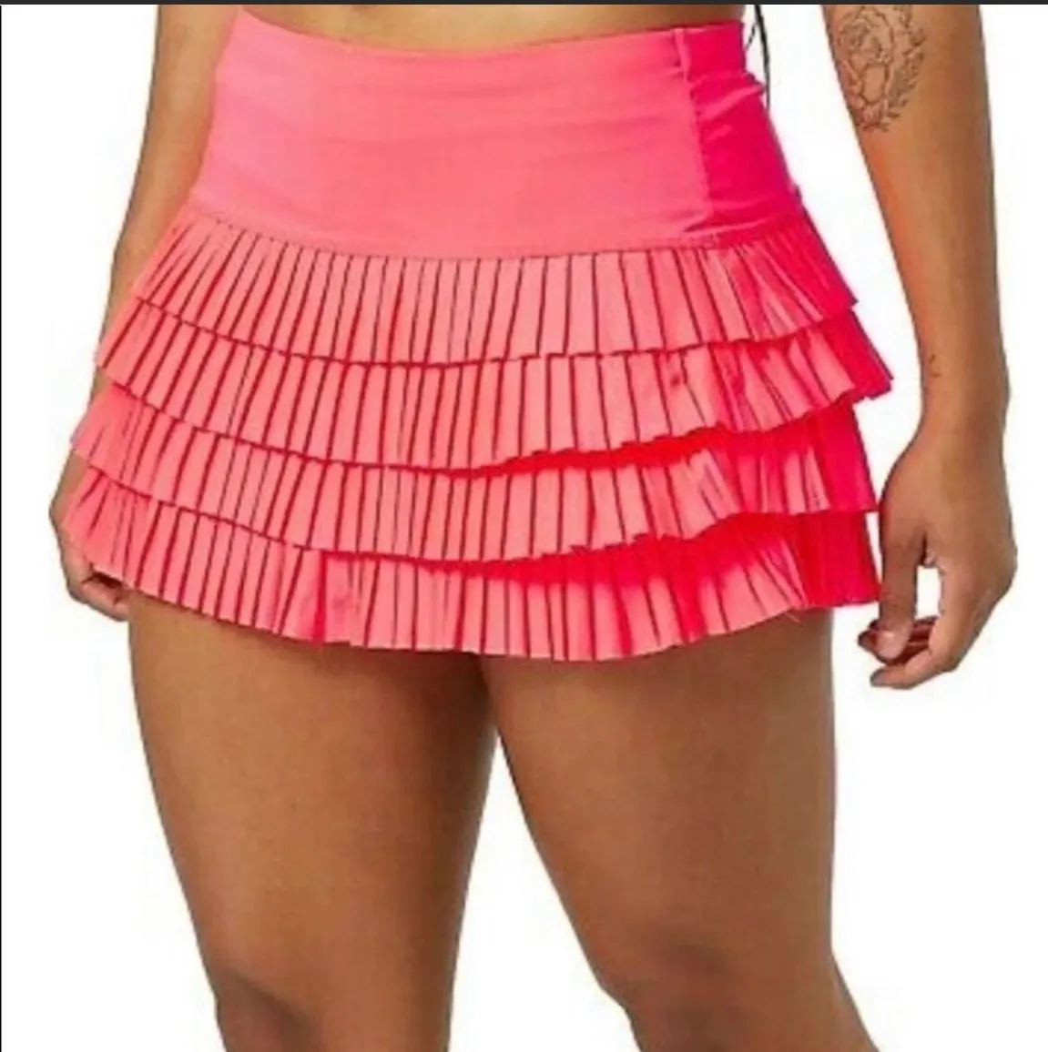 Lucky in Love  Ruffled Tennis Skirt - Image 3