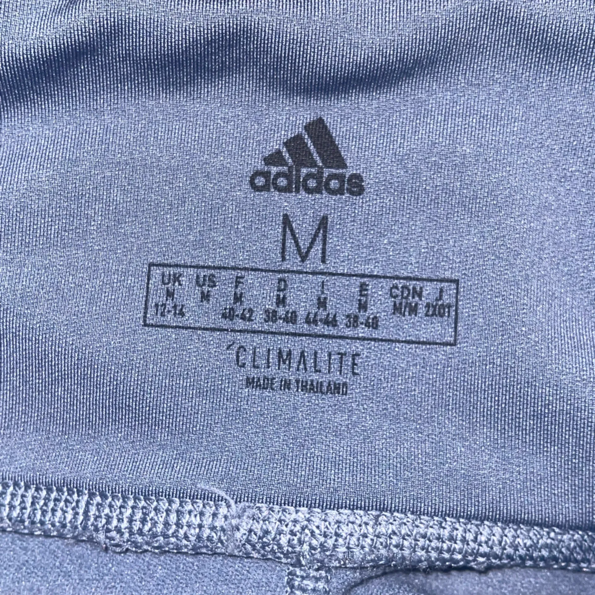 Adidas Women's Embossed Cold Weather Climalite Raw Steel leggings woman’s M - Image 5