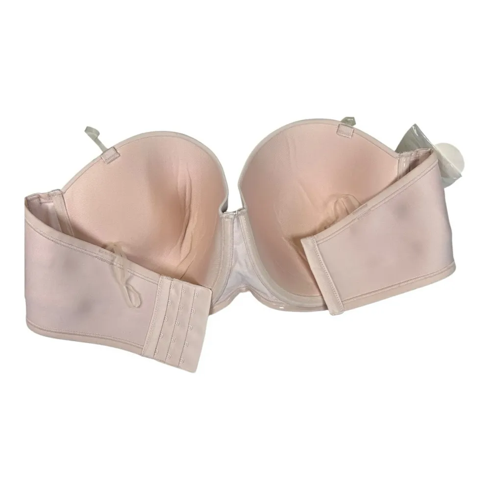 Vanity Fair Lingerie® Beauty Nude Strapless Full Figure Underwire Bra 40D NEW - Image 12